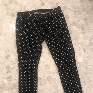 J Crew Polka Dot Jeans